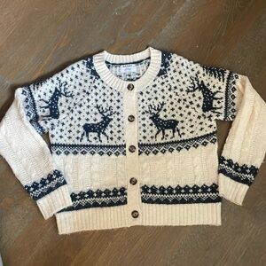 Old Navy fair isle cardigan sweater